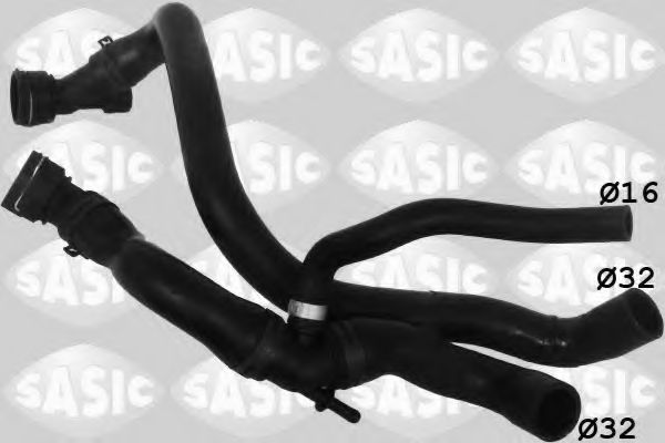 Патрубок радиатора SASIC 3406119
