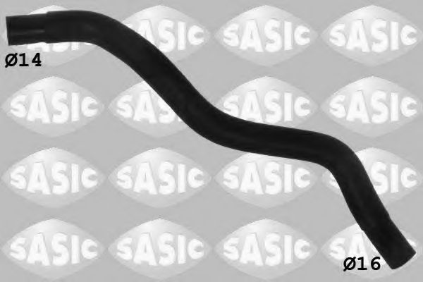 Патрубок радиатора SASIC 3400185
