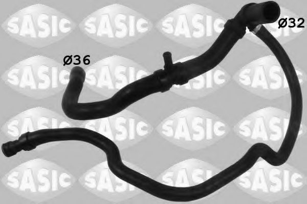 Патрубок радиатора SASIC 3400186
