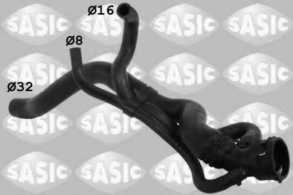 Патрубок радиатора SASIC 3406164