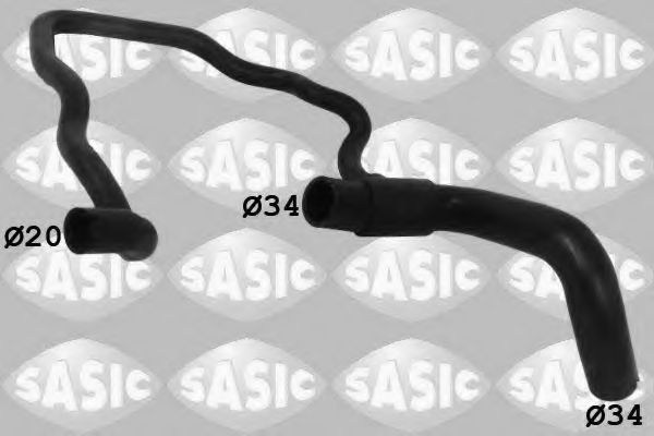Патрубок радиатора SASIC 3406211
