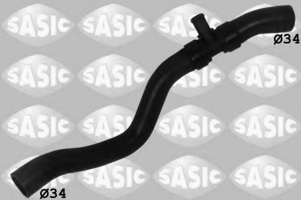 Патрубок радиатора SASIC 3406212
