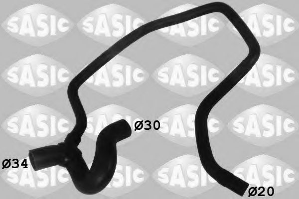 Патрубок радиатора SASIC 3406215
