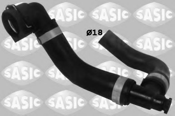 Патрубок радиатора SASIC 3406222