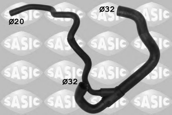 Патрубок радиатора SASIC 3406253