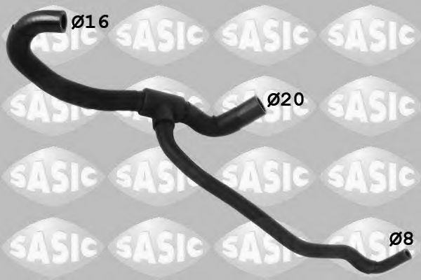 Патрубок радиатора SASIC 3406263