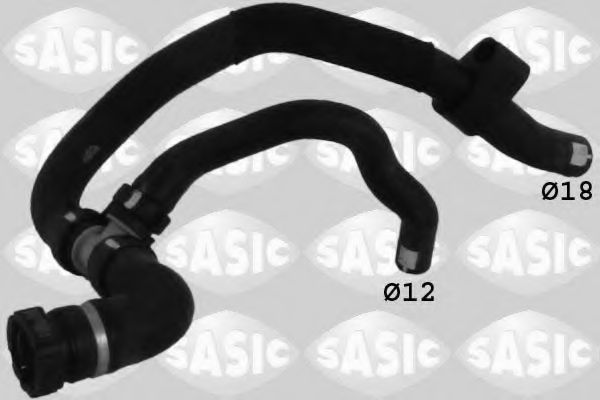 Патрубок радиатора SASIC 3404117