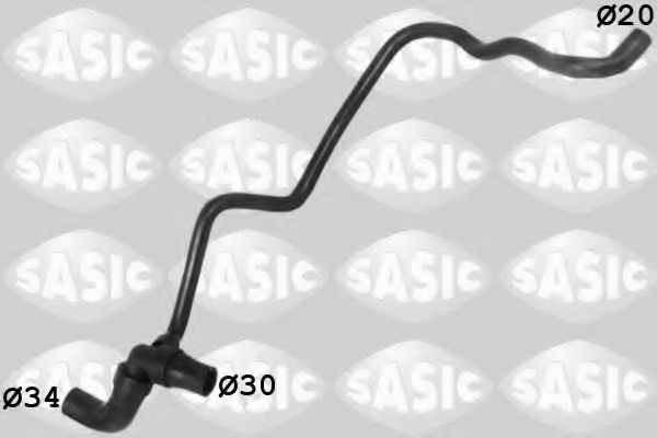 Патрубок радиатора SASIC 3406277