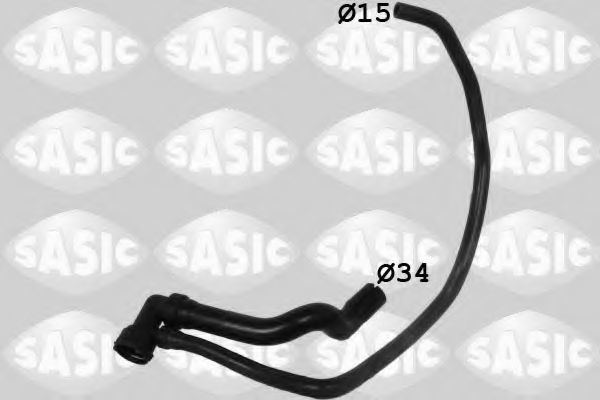 Патрубок радиатора SASIC 3406292