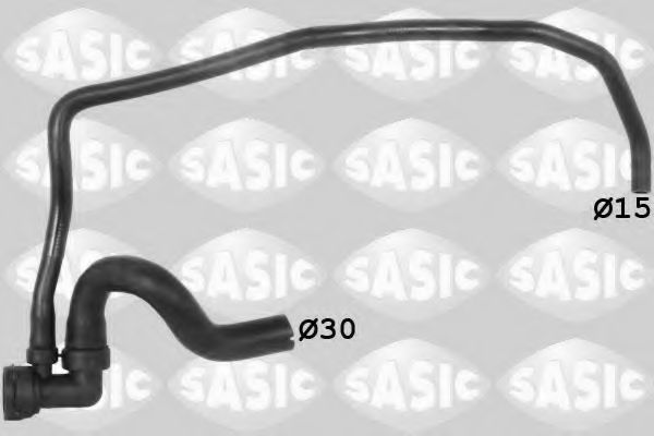 Патрубок радиатора SASIC 3406305