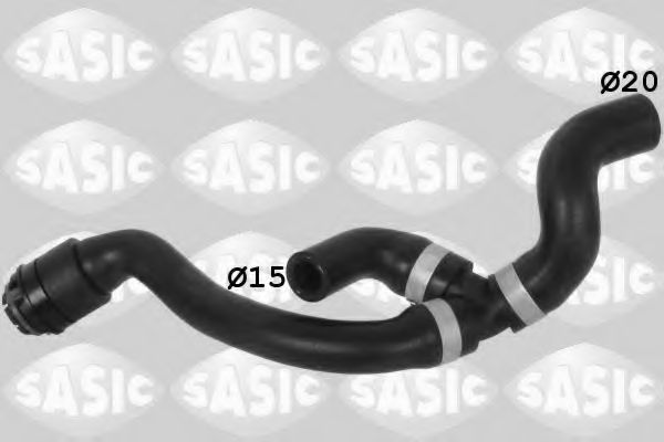 Патрубок радиатора SASIC 3406307