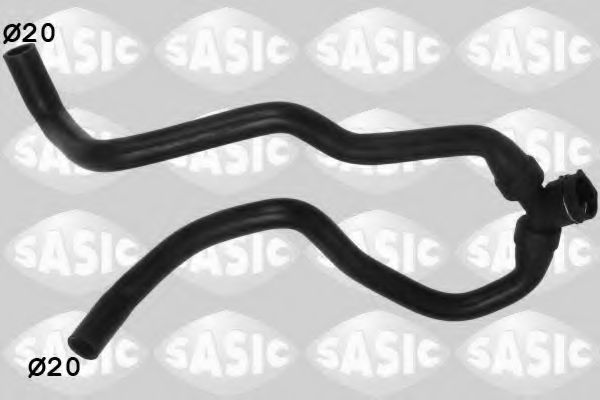 Патрубок радиатора SASIC 3406315