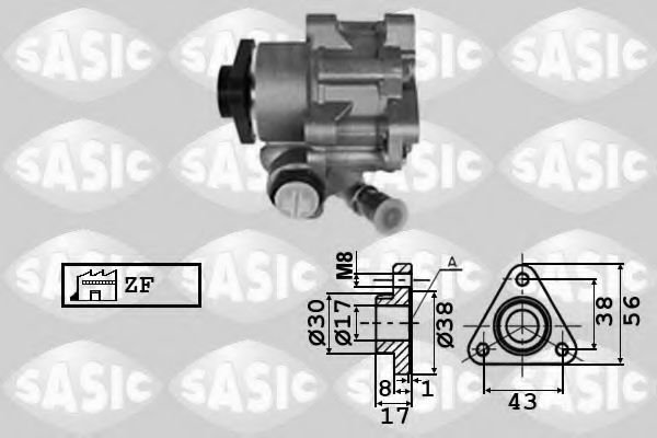 Насос гидроусилителя руля на Audi A4 (Ауди А4) B5, B6, B7, B8, B9, Б5 ...