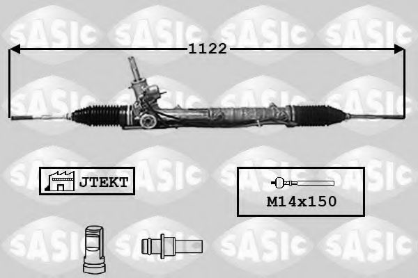 Рулевая рейка SASIC 7170031