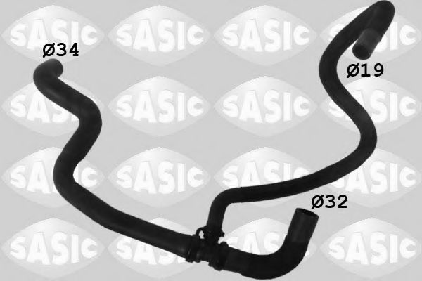 Патрубок радиатора SASIC 3404119