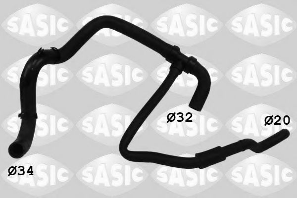 Патрубок радиатора SASIC 3404168