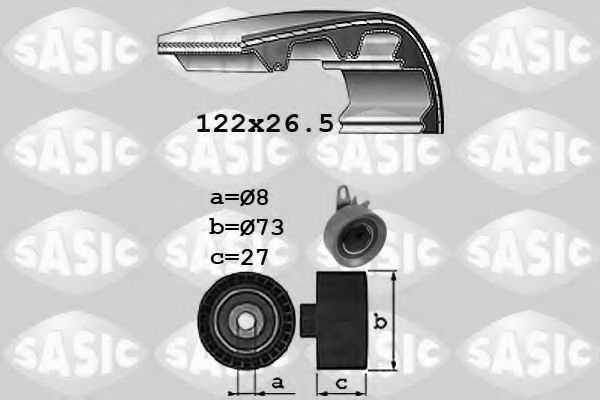Комплект ГРМ SASIC 1756042