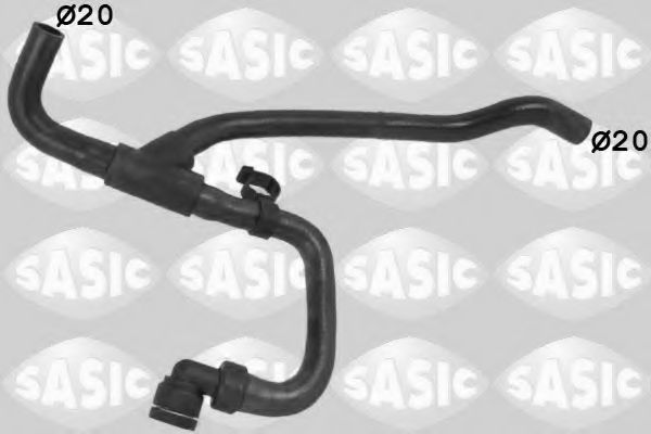 Патрубок радиатора SASIC 3406334