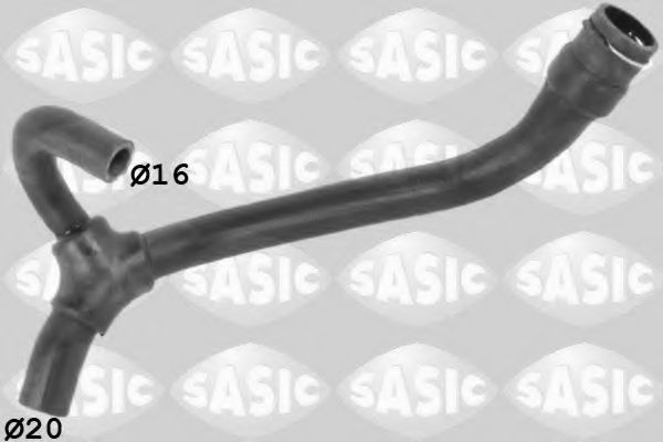 Патрубок радиатора SASIC 3406337