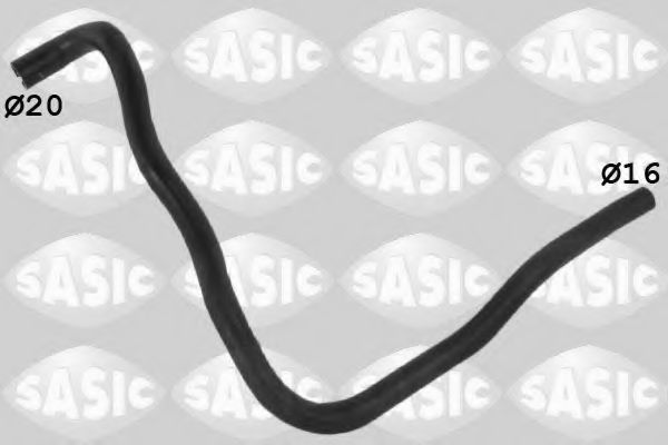 Патрубок радиатора SASIC 3406362