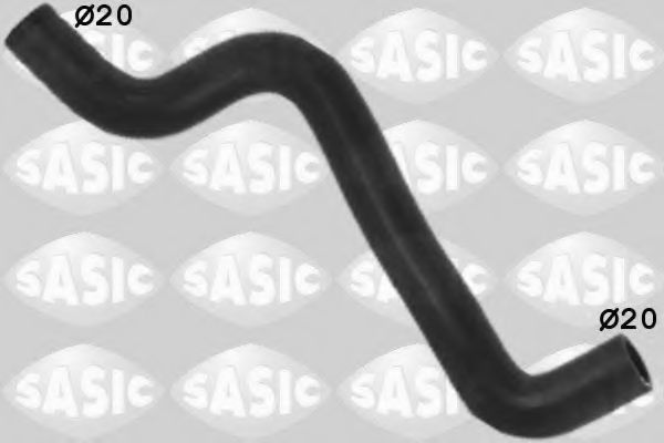 Патрубок радиатора SASIC 3406364