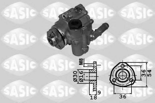 Насос гидроусилителя руля SASIC 7076071