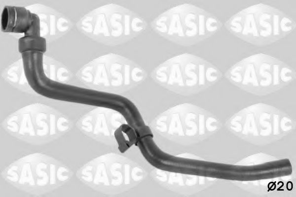 Патрубок радиатора SASIC 3406332