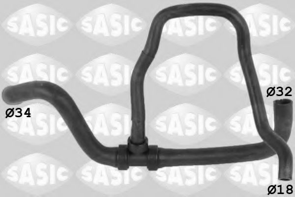 Патрубок радиатора SASIC 3404172