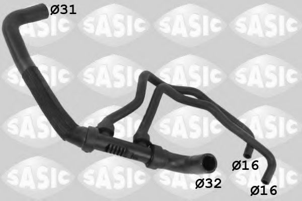 Патрубок радиатора SASIC 3404175