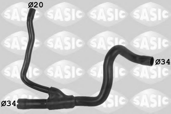 Патрубок радиатора SASIC 3406343