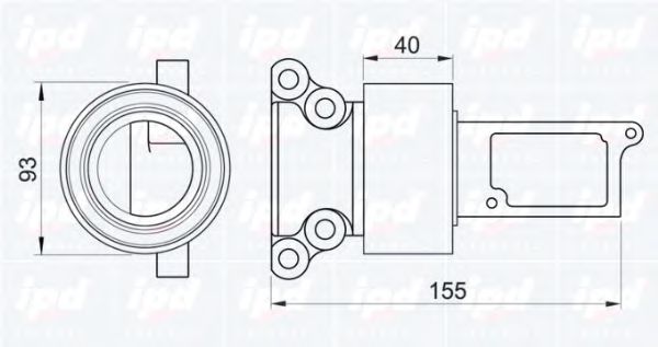 Обводной ролик ремня ГРМ Toyota/Lexus 1350365010 Обводной ролик ремня ГРМ Toyota/Lexus 1350365010