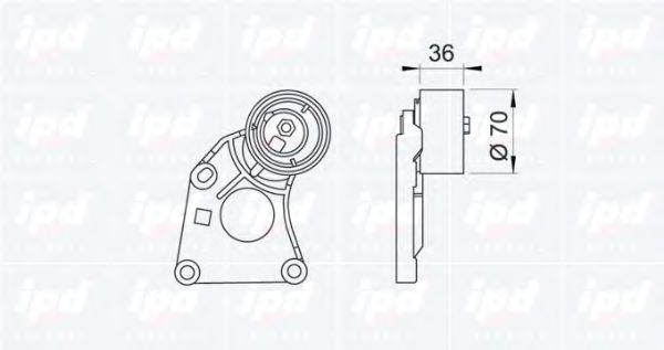 Натяжитель ремня ГРМ CITROEN/PEUGEOT 082309