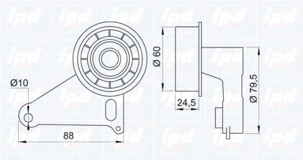 Натяжной ролик ремня ГРМ FIAT/ALFA/LANCIA 60579901 Натяжной ролик ремня ГРМ FIAT/ALFA/LANCIA 60579901
