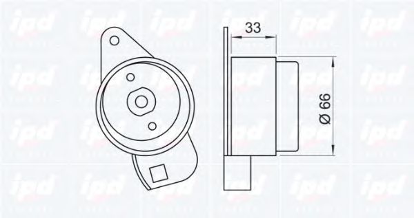 Натяжной ролик ремня ГРМ IPD 14-0332