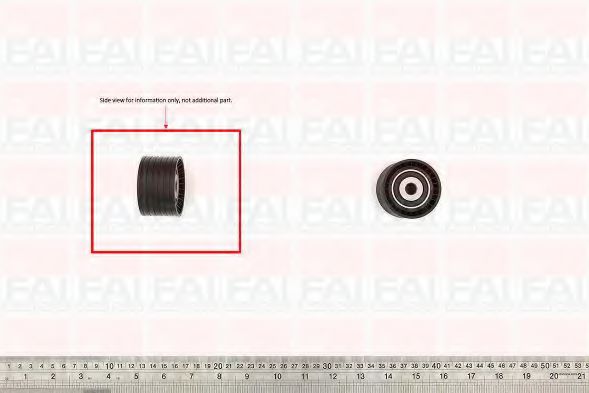 Обводной ролик ремня ГРМ FAI T9370