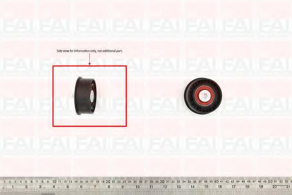 Обводной ролик ремня ГРМ FAI T9400