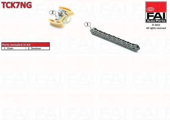 Цепь ГРМ, комплект FAI TCK7NG