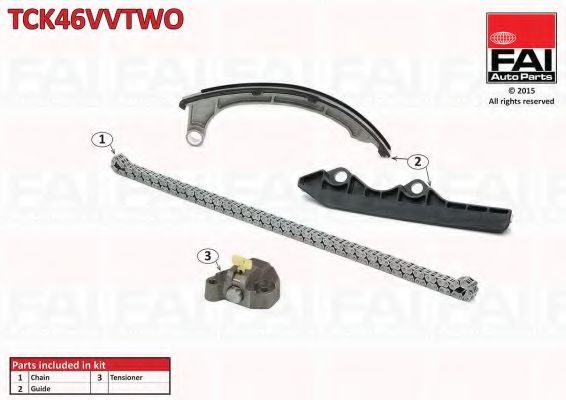 Цепь ГРМ, комплект FAI TCK46VVTWO
