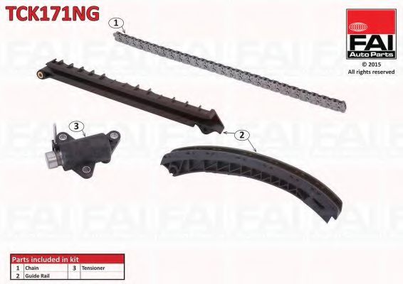 Цепь ГРМ, комплект FAI TCK171NG