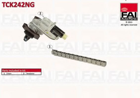 Цепь ГРМ, комплект FAI TCK242NG