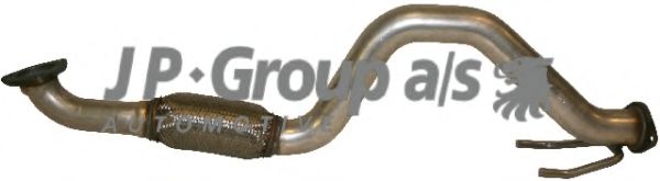 Приемная труба глушителя JP GROUP 1120207400
