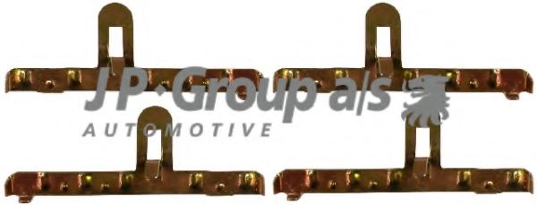 Комплектующие, тормозные колодки JP GROUP 1164000810