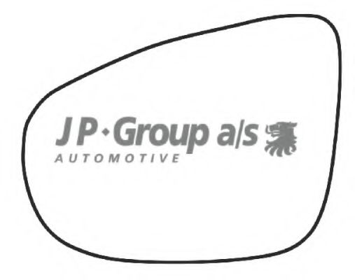 Стекло наружного зеркала JP GROUP 1189304770