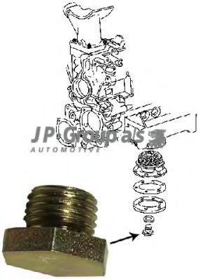 Пробка поддона JP GROUP 8113800200