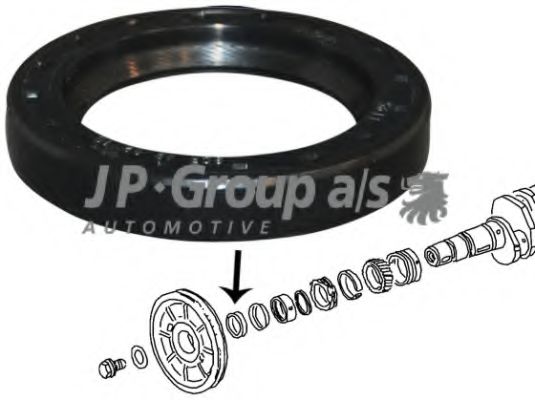 Сальник коленвала JP GROUP 8119500500