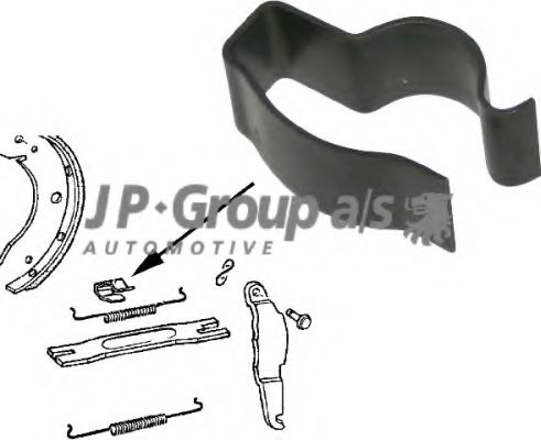 Скоба тормозного шланга JP GROUP 8170350106