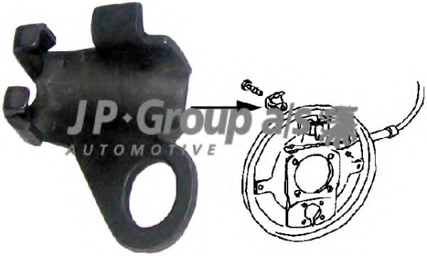 Трос ручного тормоза JP GROUP 8170350206