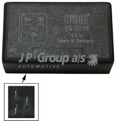 Реле регулятора генератора JP GROUP 8190200102