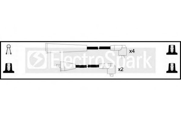 Комплект проводов зажигания standard OEK474