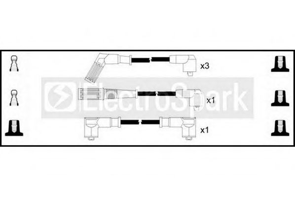 Комплект проводов зажигания standard OEK477
